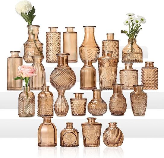 Amber Bud Vases — 30 available
