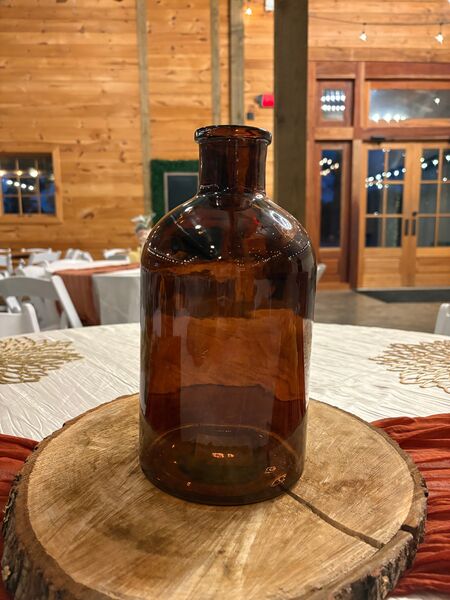 Amber Jug Vase, Large — 10 available