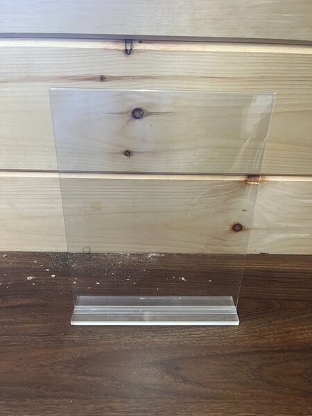 Acrylic Sign Holders — 8×10 — 5 available