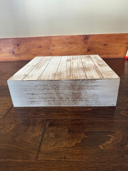 White Washed Box — 14"