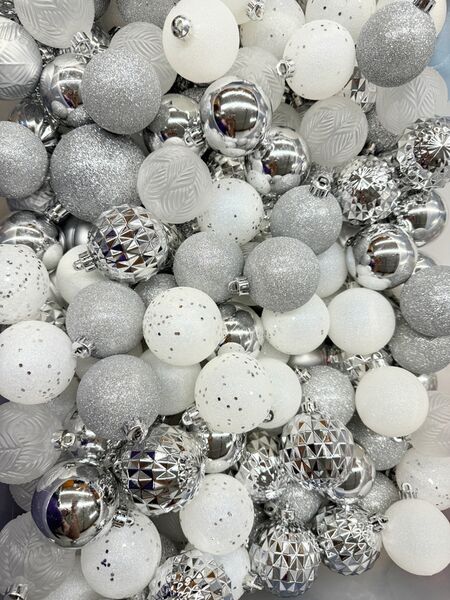 White & Silver Ornaments