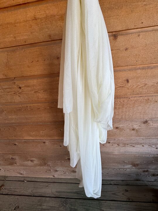 Ivory arbor drapery