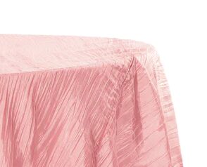 Dusty rose crinkle taffeta linen